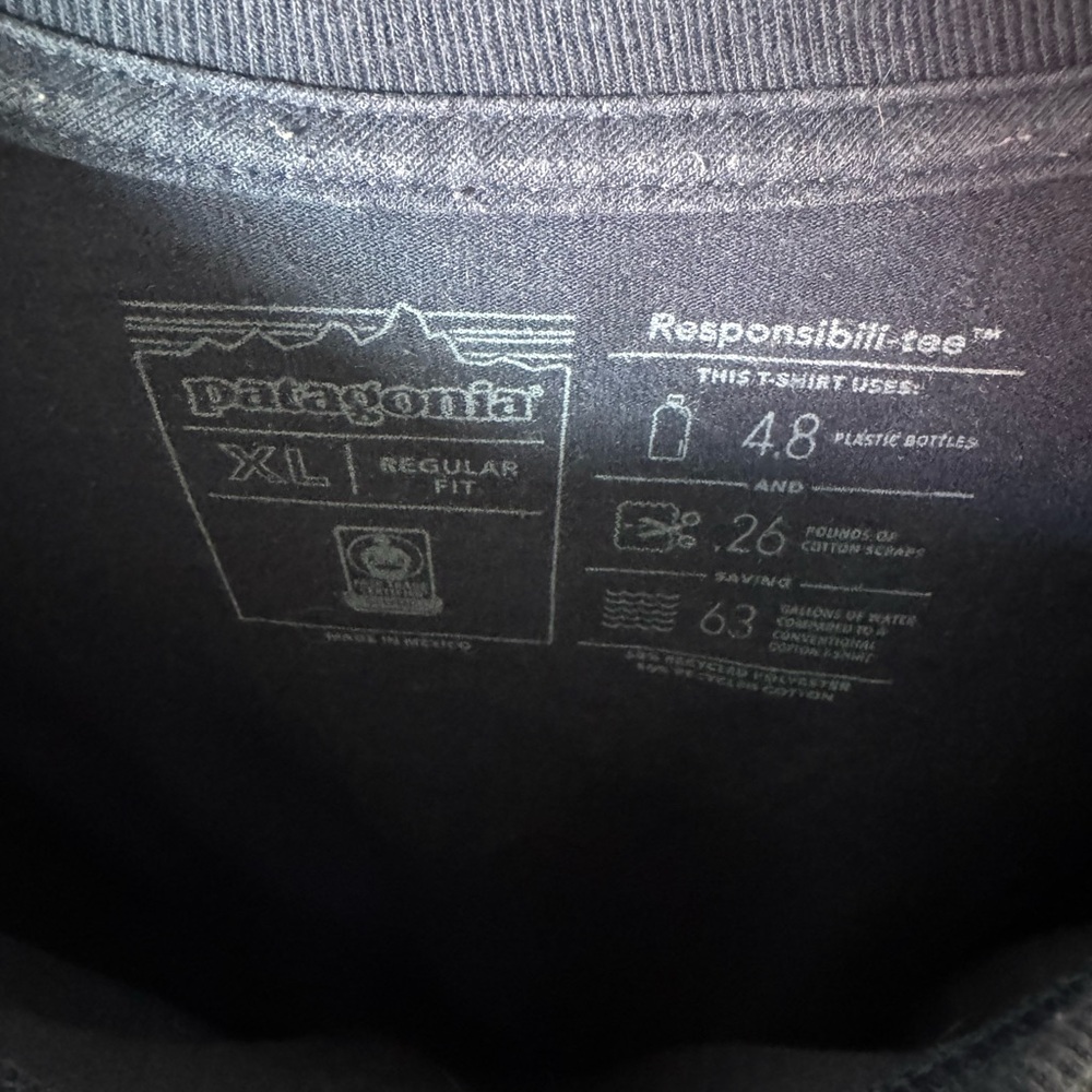 EUC Patagonia Blue Short Sleeve Tee - Picture 2 of 4